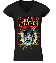 RETRO STAR WARS COMIC T SHI