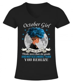 October Girl knows more than she says, thinks more than she speaks and notices more than you realize