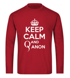 KEEP CALM AND Q-ANON SHIRT