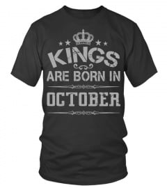 kings are born in october shirt
