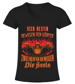 Zwei Reifen bewegen die Seele T-Shirt