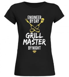 Grill BBQ Master Engineer Funny Barbecue Gift T-Shirt
