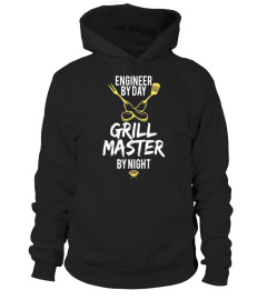 Grill BBQ Master Engineer Funny Barbecue Gift T-Shirt