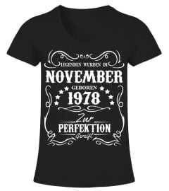 Legenden November 1978 Geschenk Shirt