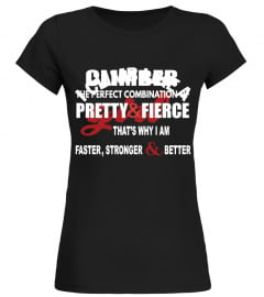 A CLIMBER IS PRETTY AND FIERCE