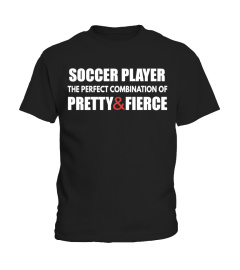 SOCCER PLAYER IS PRETTY AND FIERCE