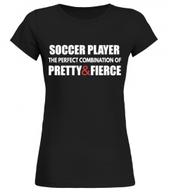 SOCCER PLAYER IS PRETTY AND FIERCE