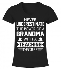 GRANDMA TEACHER T SHIRT_2