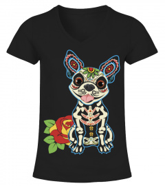 Day of The Dead Boston Terrier