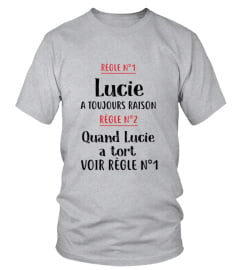 Règle n°1 Lucie