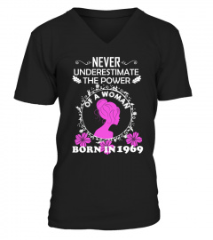  Born In 1969 Shirt Never Underestimate 