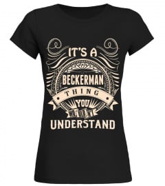 BECKERMAN shirt, BECKERMAN Name, BECKERMAN Tee, BECKERMAN Hoodie
