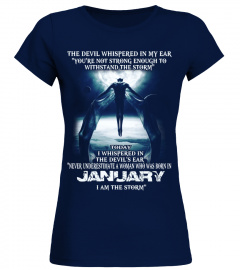 The Devil  - born in January - the storm - Woman T-shirt