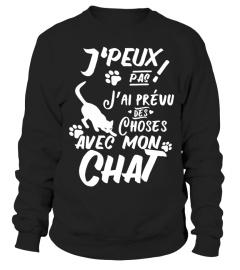 Prévu des choses avec mon chat