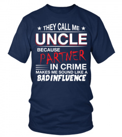FUNNY UNCLE GIFT SHIRT, UNCLE PARTNER IN