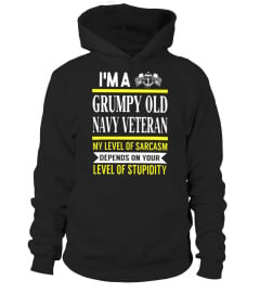 never underestimate grumpy old navy veteran sarcasm - Limited Edition