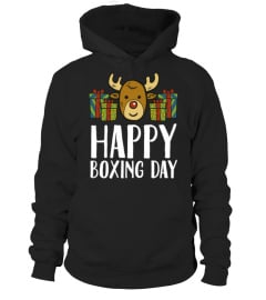 Happy Boxing Day Rentier präsentiert Weihnachtsbox