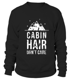 Camper Cabin Hair Don T Care Camping T Shirt TShirt