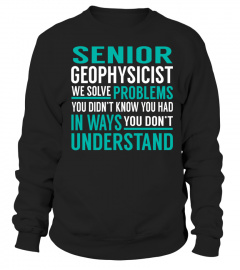 Senior Geophysicist We Solve Problems