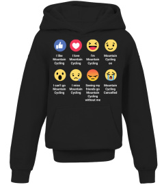 Mountain Cycling funny emoticons Tshirts & Mug