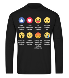 Mountain Cycling funny emoticons Tshirts & Mug