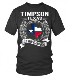 Timpson, Texas - My Story Begins