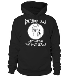 Funny llama Bartender Shirt