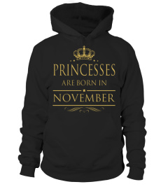 Princesses Are Born In November T-Shirt