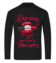 Queen are born in February, lips and lipstick