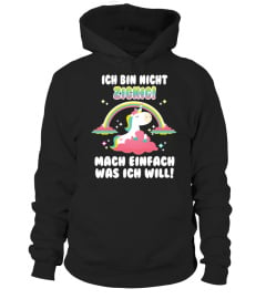 Einhorn Unicorn Shirt Nicht Zickig