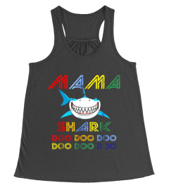 Mama Shark T-shirt Doo Doo Doo - Father's Day Gift Tee