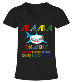 Mama Shark T-shirt Doo Doo Doo - Father's Day Gift Tee