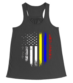 American Colombian Flag T-shirt Colombia Pride Heritage Gift