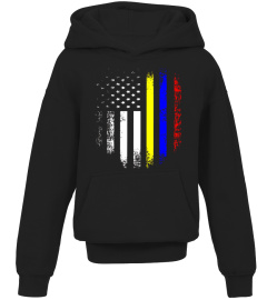 American Colombian Flag T-shirt Colombia Pride Heritage Gift