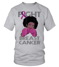 45 Fight - Breast Cancer Awareness Month T-shirt Black Women