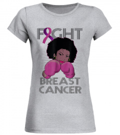 45 Fight - Breast Cancer Awareness Month T-shirt Black Women