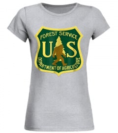 8.Bigfoot, Sasquatch, Yeti, USFS, Funny, T-Shirt