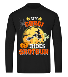 MY CORGI RIDES SHOTGUN HALLOWEEN