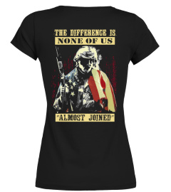 NONE OF US "ALMOST JOINED" SHIRT