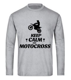 tee shirt keep calm and motocross