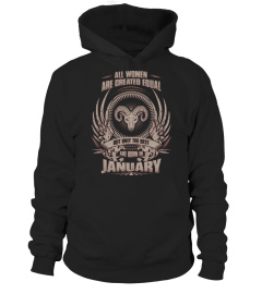 All Women Are Created Equal But Only The Best Are Born In January - Taurus T-Shirt