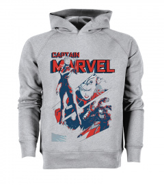 Captain Marvel Earth's Mightiest Hero Intro Graphic T-Shirt