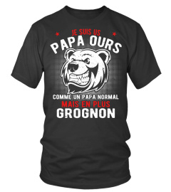 JE SUIS UN PAPA OURS COMME UN PAPA NORMAL MAIS EN PLUS GROGNON