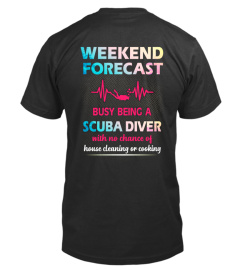 Awesome Weekend Scuba Diver Hoodie