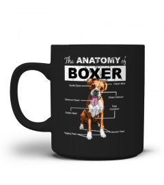 ANATOMY OF THE BOXER DOG Tasse Cup