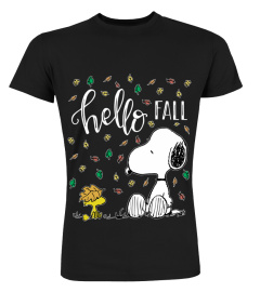 Snoopy and Woodstock Hello Fall
