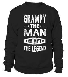 Grampy The Man The Myth The Legend Fathers Day Gift T-Shirt - Limited Edition