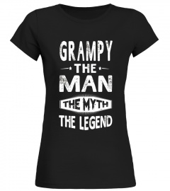 Grampy The Man The Myth The Legend Fathers Day Gift T-Shirt - Limited Edition