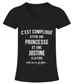 T-Shirt Prénom Justine