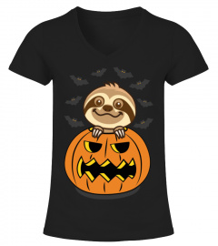 Sloth Pumpkin T Shirt